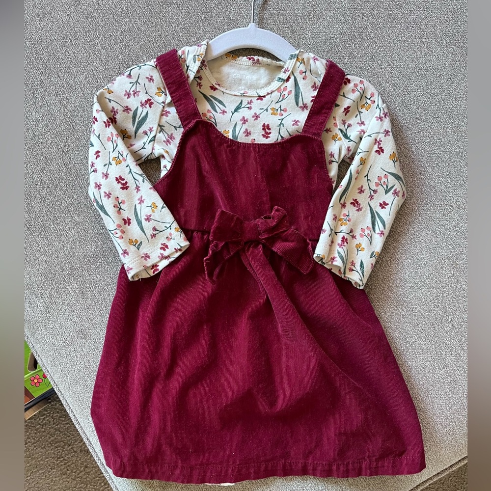 CARTERS GIRLS TWO PIECE SET-18M